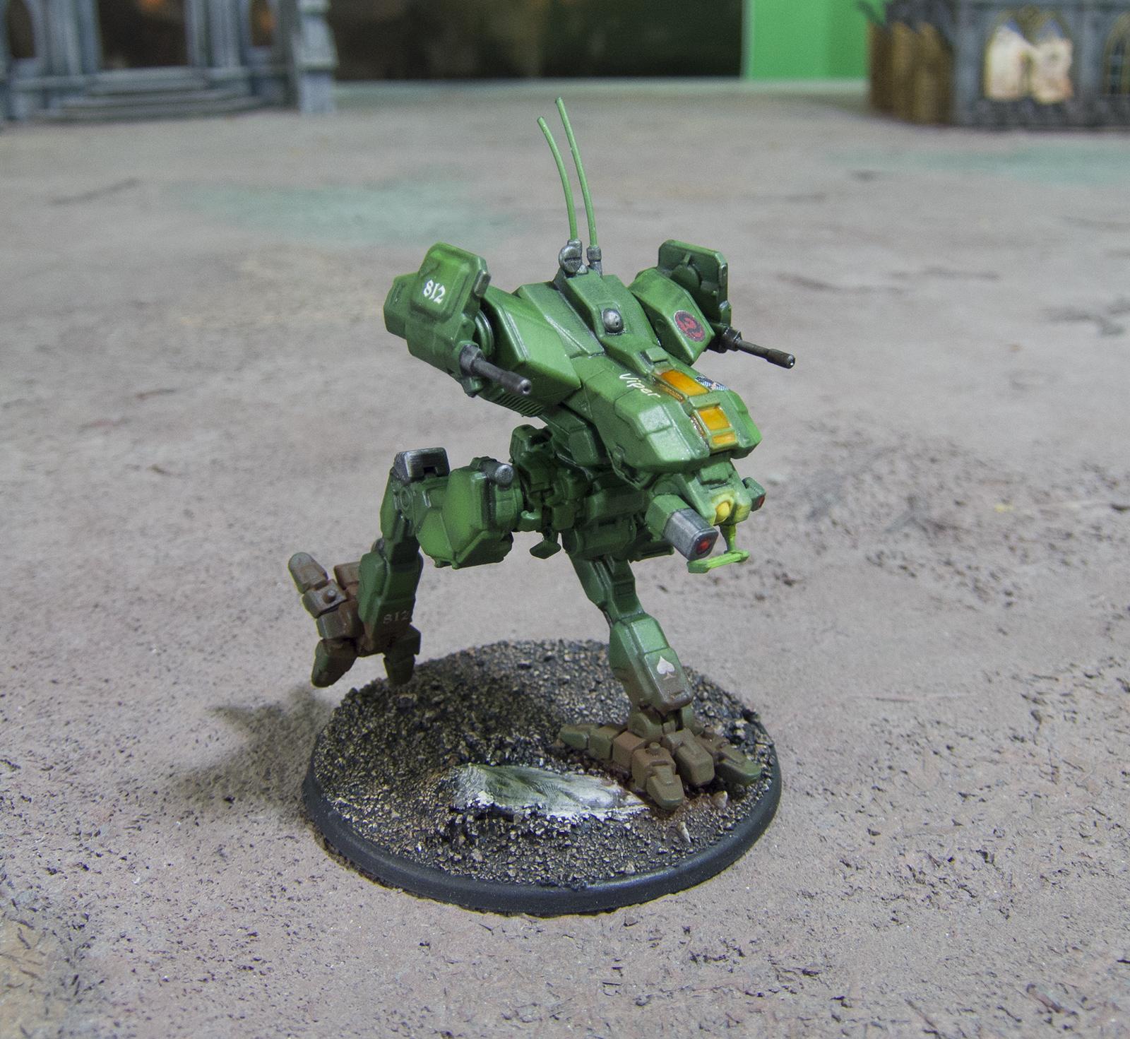 Modello Mech LCT-1H Locust Alternativo Per Battletech – Stampa 3D Resina
